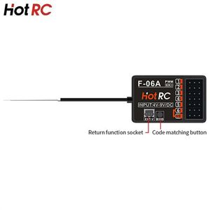 Hotrc Hot <strong>RC</strong> HT-6A HT6A 4.5-9V 2.4Ghz 6CH PWM FHSS Transmitter Remote Control F-06A F06A Receiver for <strong>RC</strong> Aircraft Car