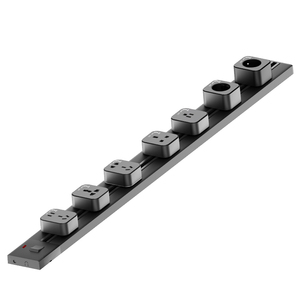 Universal <strong>Multi</strong> Smart <strong>Plug</strong> Desk Power Rail System <strong>Multi</strong> Appliance <strong>Output</strong> Desktop Power Track Socket - Product Image 1