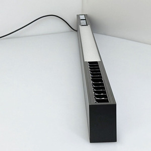 Ofis ticari aydınlatma kullanılan AC200-240V Modern kapalı iç lineer LED ışık tavan lambası farklı renk sıcaklığı - Product Image 1