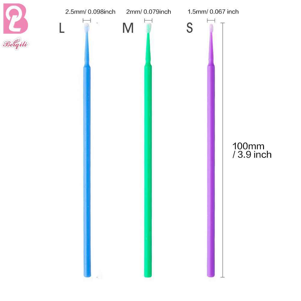 Cepillo micro de 1,5mm (100PCs en bolsa)