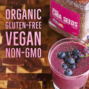 ผง Chia สกัดจากเมล็ดเชียออร์แกนิกบริสุทธิ์เมล็ดเจียดำ100%