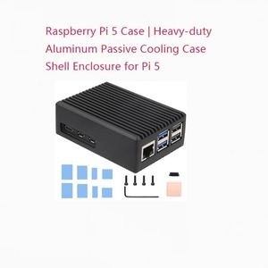 <strong>Raspberry</strong> <strong>Pi</strong> 5 <strong>Case</strong> Heavy-duty Aluminum Passive Cooling <strong>Case</strong> Shell Enclosure for <strong>Pi</strong> 5 - Product Image 2