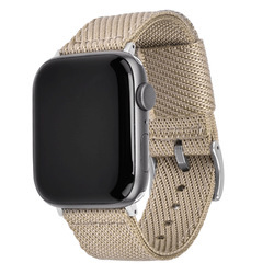 Khaki + silver buckle