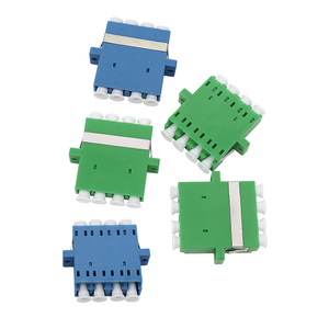 4-Port LC <strong>APC</strong>/UPC Quad Fiber Optic Adapter with Flan LC Four-Mode Optical Fiber Network-Compatible SDK - Product Image 6