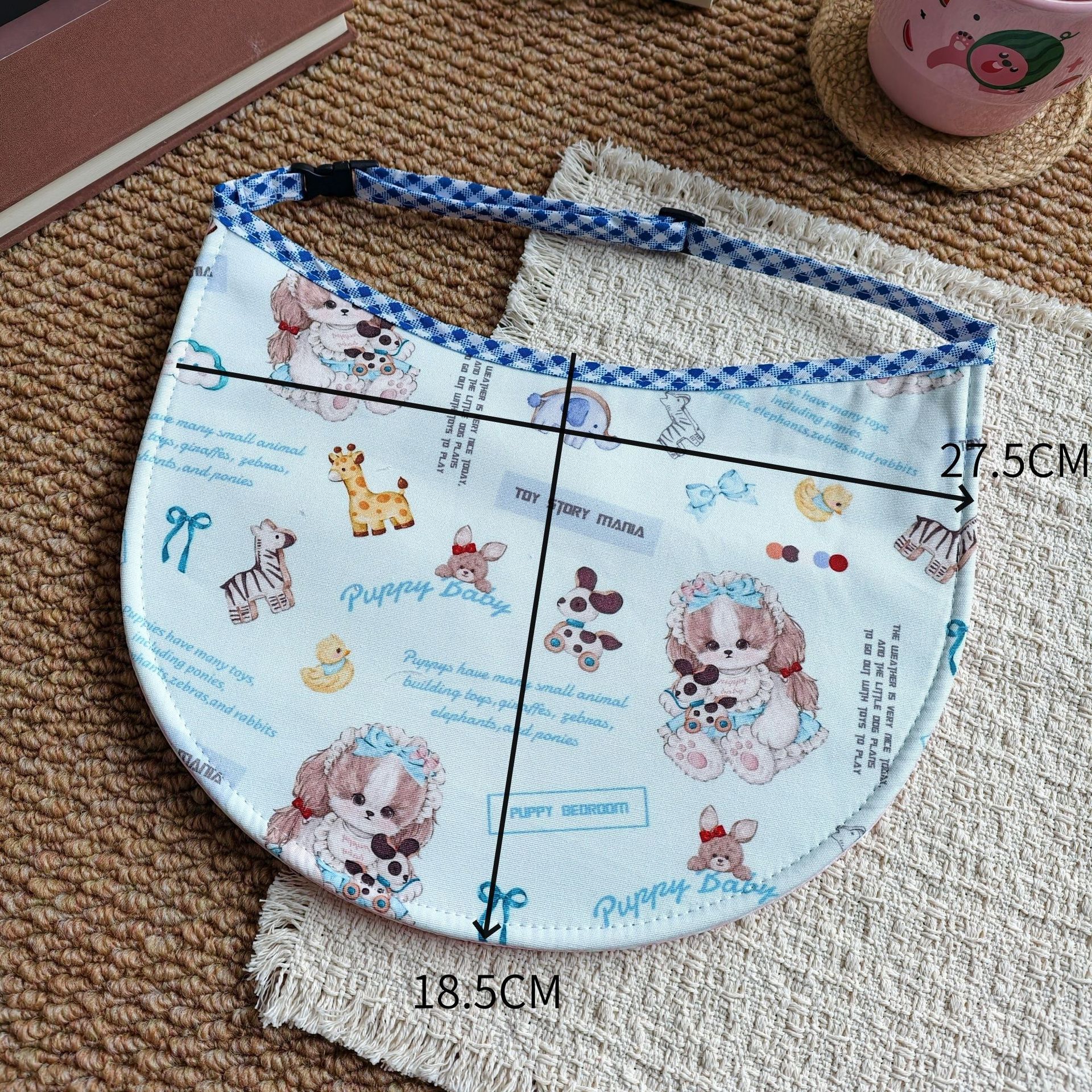 Light blue animal park bib