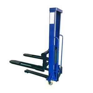 Factory Direct Hydraulic Small Hand Remote Control Electric Forklift Manual 500kg 1000kg Hand <strong>Pushed</strong> Forklift Self Lift <strong>Stacker</strong> - Product Image 5