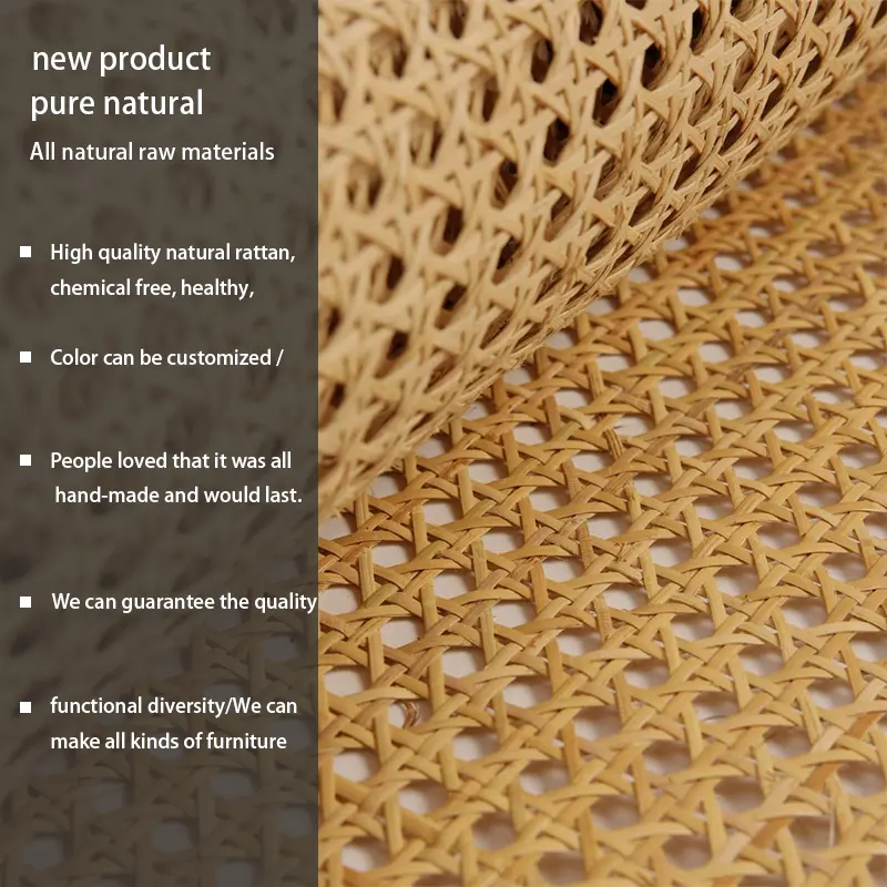 UV-resistant Weaving Chairs Sofas Furniture Material Flat Synthetic PE Plastic Rattan Resin Wicker Material