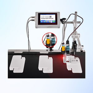 Online Continuous Feed Industrial Thermal Inkjet Printer for Food Label Batch Number Date Assembly Line <strong>Coding</strong> Online <strong>Coding</strong> - Product Image 1