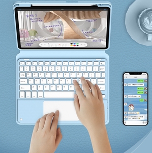 Yapears-teclado con rotación magnética BT, Funda de cuero desmontable, soporte con Portalápices para Ipad Pro 10,9 2022 - Product Image 3