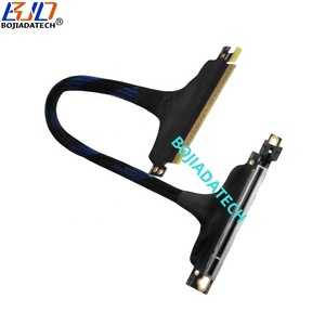 90 độ PCI-E 5.0 16X để X16 GPU Riser cáp mở rộng Gen5 0.4m 0.5M 0.6m cho rtx6000 rx9070xt A100 H100 ai Card đồ họa - Product Image 6