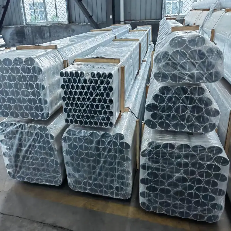 6061 6063 7075 aluminum tube extruded anodize industrial round aluminum pipe alloy aluminium tubes price