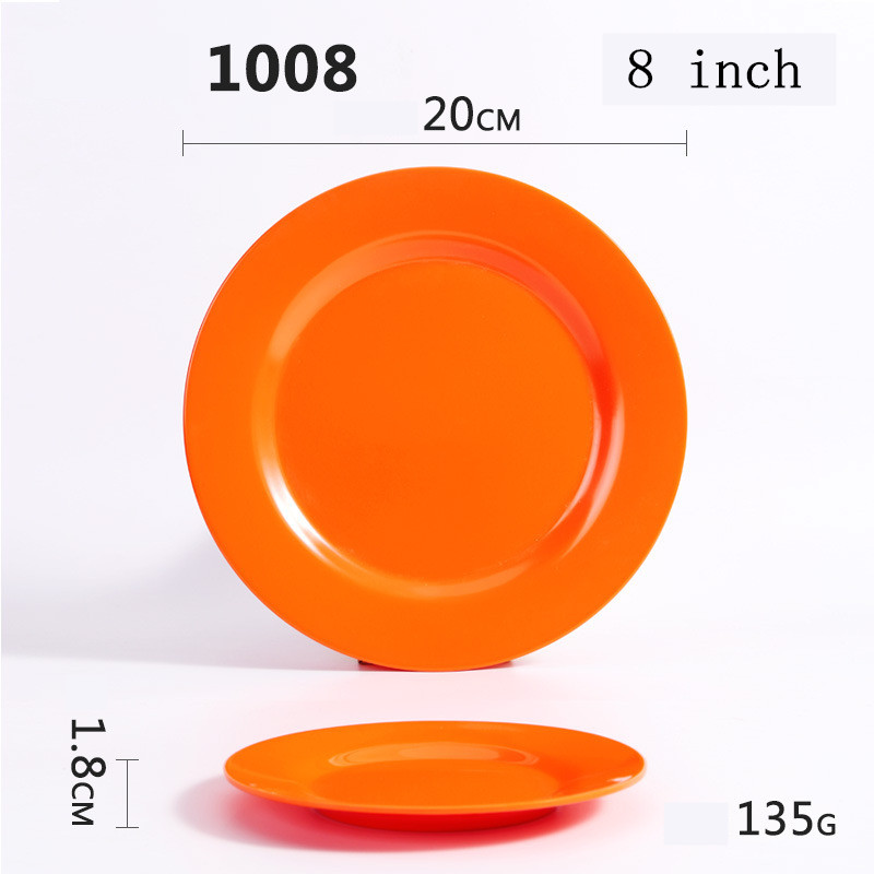 Orange-8 pouces
