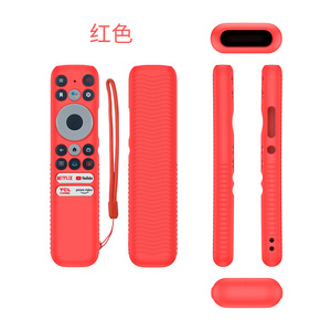 Anti-bırak yumuşak darbeye dayanıklı silikon kapak uzaktan kumanda koruyucu kılıf TCL RC902N FMR1 uzaktan kumanda ile kayış - Product Image 2