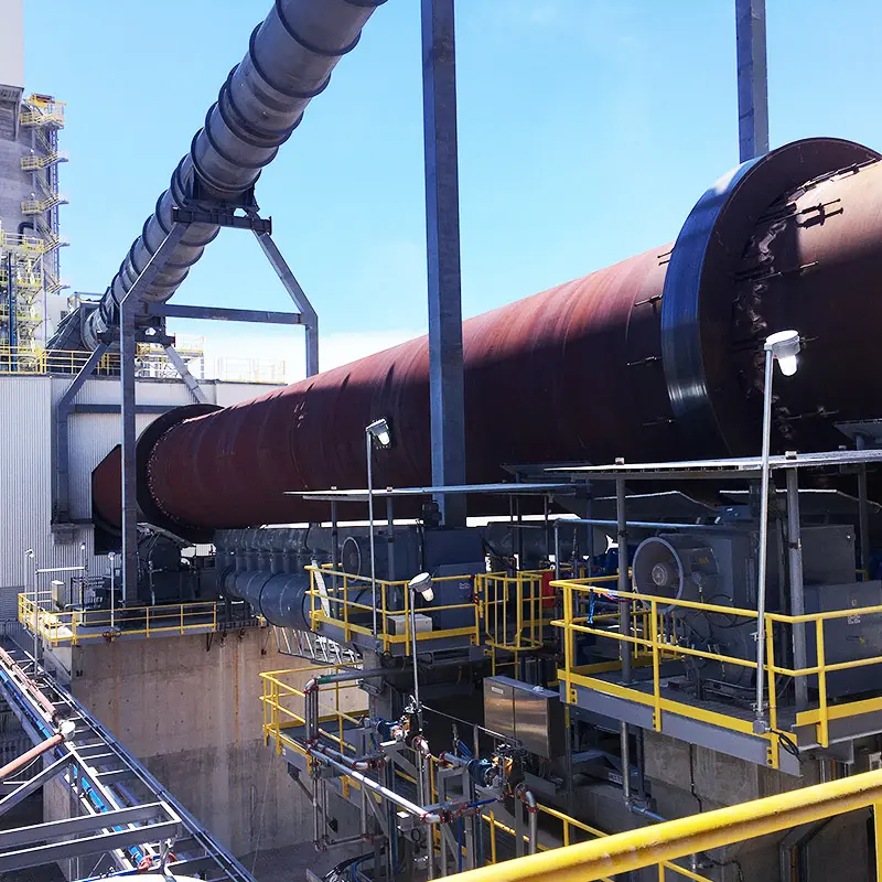 Kireçtaşı üretim tesisi için profesyonel Kaolin kireç çimento Mineral kalsinasyon döner fırın alçı ekipmanları