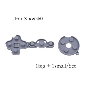 ปุ่มซิลิโคนนำไฟฟ้าและแผ่นยางใสสำหรับ360 Xbox แผ่นเกมแบบบางอะไหล่ซ่อมแซมสำหรับอุปกรณ์เสริมเกม - Product Image 4