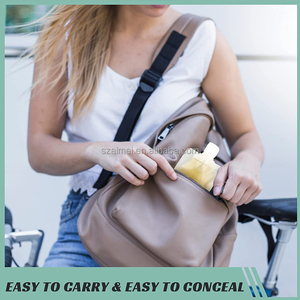 Eco-Friendly Clear Doypack Liquid Refill Pouch Bag 200ml 250ml 300ml 380ml Capacity With 1.6cm Caliber Spout for <strong>Juice</strong> and Beer - Product Image 3