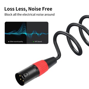 New Product Built-in Decoding 32Bit/384Khz USB-A Male to Dual XLR Male USB to XLR Audio Cable Microphone Converter Adapter - Product Image 5