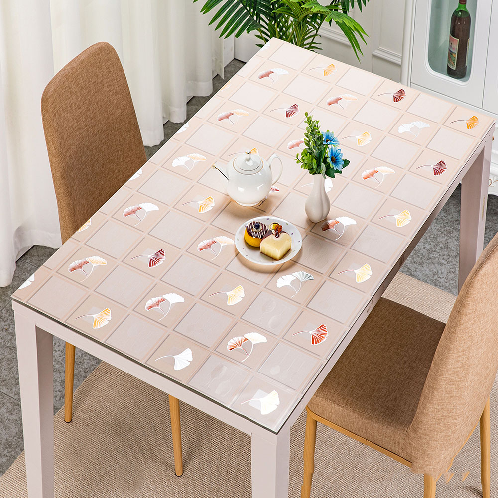 Luxury Double Side Face Gold PVC Table Cloths for Banque