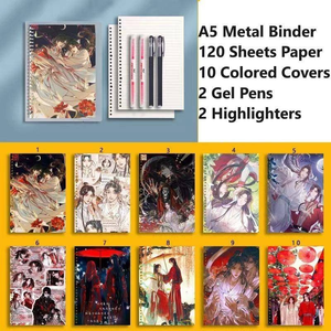 120 yaprak Anime Tian Guan Ci Fu Xie Lian Hua Cheng günlüğü karikatür cennet resmi nimet dizüstü okul ofis kırtasiye - Product Image 5