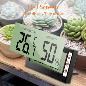 Digital Electronic Hygrometer Thermometer, Household Humidity <strong>Temperature</strong> Meter with Max Min <strong>Temperature</strong> Record <strong>Function</strong> - Product Image 6