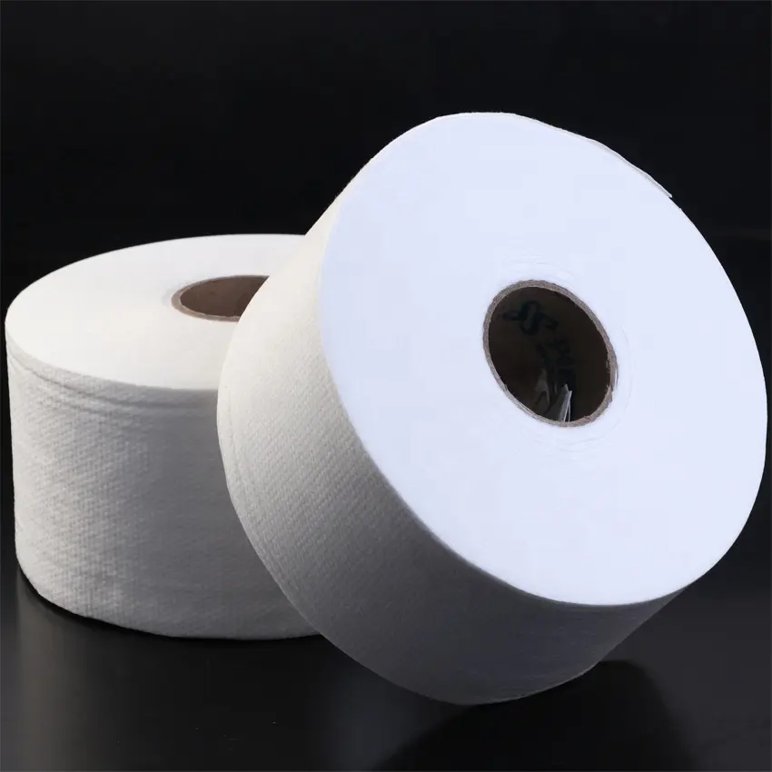 Hot selling disposable wet wipes raw material white 50%viscose 50%polyester spunlace nonwoven fabric roll