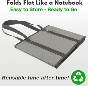 Caja de almacenamiento de carga pesada reutilizable, bolsa de compras de comestibles, contenedor de compras, bolsa de Picnic con impresión de logotipo personalizado - Product Image 5