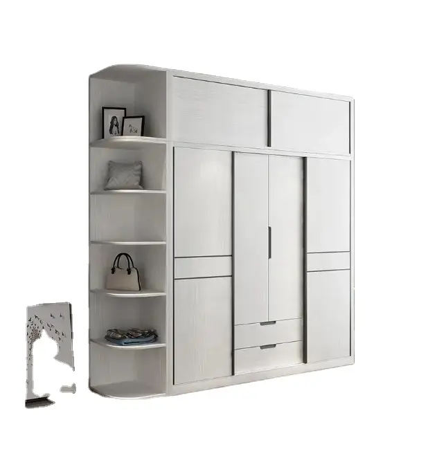 Shenzhen factory custom made closet design bedroom cabinet wardrobe