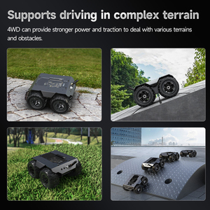 WAVER OVER 4WD Mobile Robot Chassis mit ESP32 Module Education Maker Board, kompatibel mit Raspberry Pi 4B Zero Jetson Nano Orin - Product Image 5
