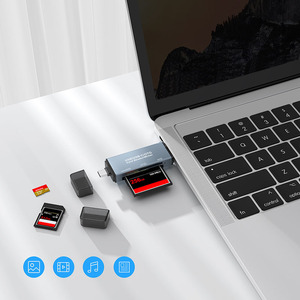 YC-721 lettore di schede OTG 5 in 1 USB3.0 lettore di schede con USB/tipo C/CF/SD/TF Slot per Computer cellulare - Product Image 2