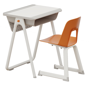 モダンプラスチック学校家具快適な机と椅子セット子供のための共同学習テーブルと椅子 - Product Image 1
