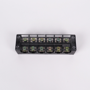 לוח חיווט קבוע 100a 6p/660v v מסוף פליז TBC-1006 בלוק פס בלוק רצועה רכוב בלוק עם כיסוי - Product Image 5