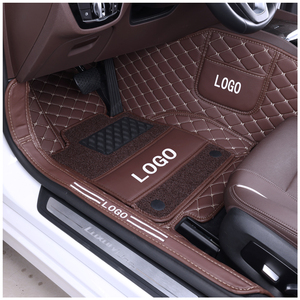 מותאם אישית שכבות כפול pvc עור + ספוג + xpe + xpe + תחתון בורג נגד החלקה הקדמי/תא מטען