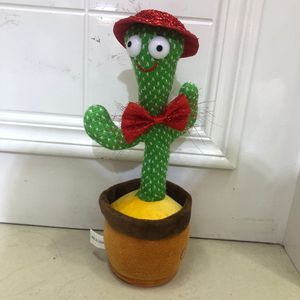 La vendita calda che canta e balla imparare a parlare il peluche elettrico che torce il cactus impara a parlare può essere registrato giocattoli - Product Image 2