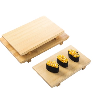Sashimi suşi bambu hizmet <span class=keywords><strong>Geta</strong></span> plaka-japon tarzı sofra bambu suşi kurulu kesme tepsisi