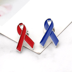 Pita Kanker Pin Kesadaran Kanker Payudara Kesehatan Mental Bros Merah Muda Payudara Lencana Pin Enamel Medis - Product Image 3