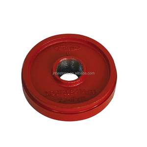 Hot <strong>Selling</strong> Made in China Ductile Iron <strong>Pipe</strong> Fittings DI Concentric Threaded Grooved <strong>Cap</strong> with Painting Surface Treatment - Product Image 1
