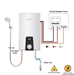 Aquecedor de água elétrico instantâneo com botão CE ELCB, chuveiro elétrico sem tanque, aquecedor de água elétrico, sistema de chuveiro, aquecedor de água instantâneo, gêiser