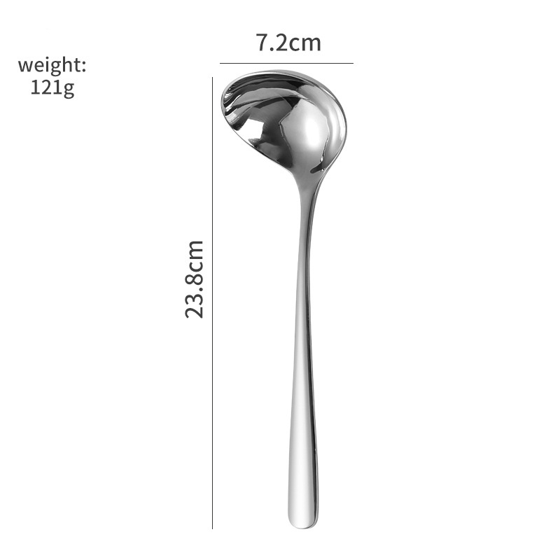 Cuchara de servir de plata