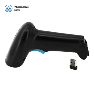 Escáner de código de barras CMOS inalámbrico 2D con luz LED Interfaz USB y COM de mano de largo alcance para escaneo de código QR 1/2" - Product Image 3