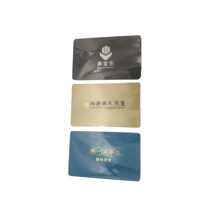 Factory Custom logo card rfid nfc free gift cards with printing customized for running numbers RIFD pvc card