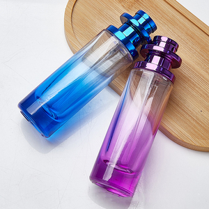 Yuvarlak parfüm yeniden doldurulabilir şişe manyetik kap ile özel ambalaj boş örnek cam yağ şişeleri tasarım parfümler için 50 ml 100 ml - Product Image 6