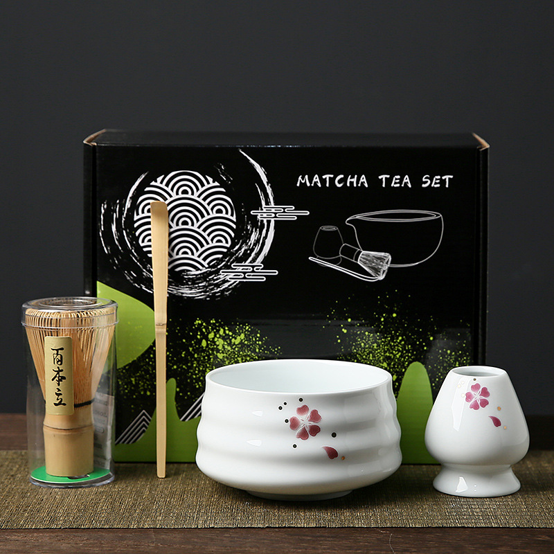 Black gift box-4 pcs Fallen flower set