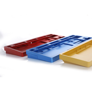 Teclado de alumínio do jogo do cnc do logotipo personalizado da fábrica de 12 anos
