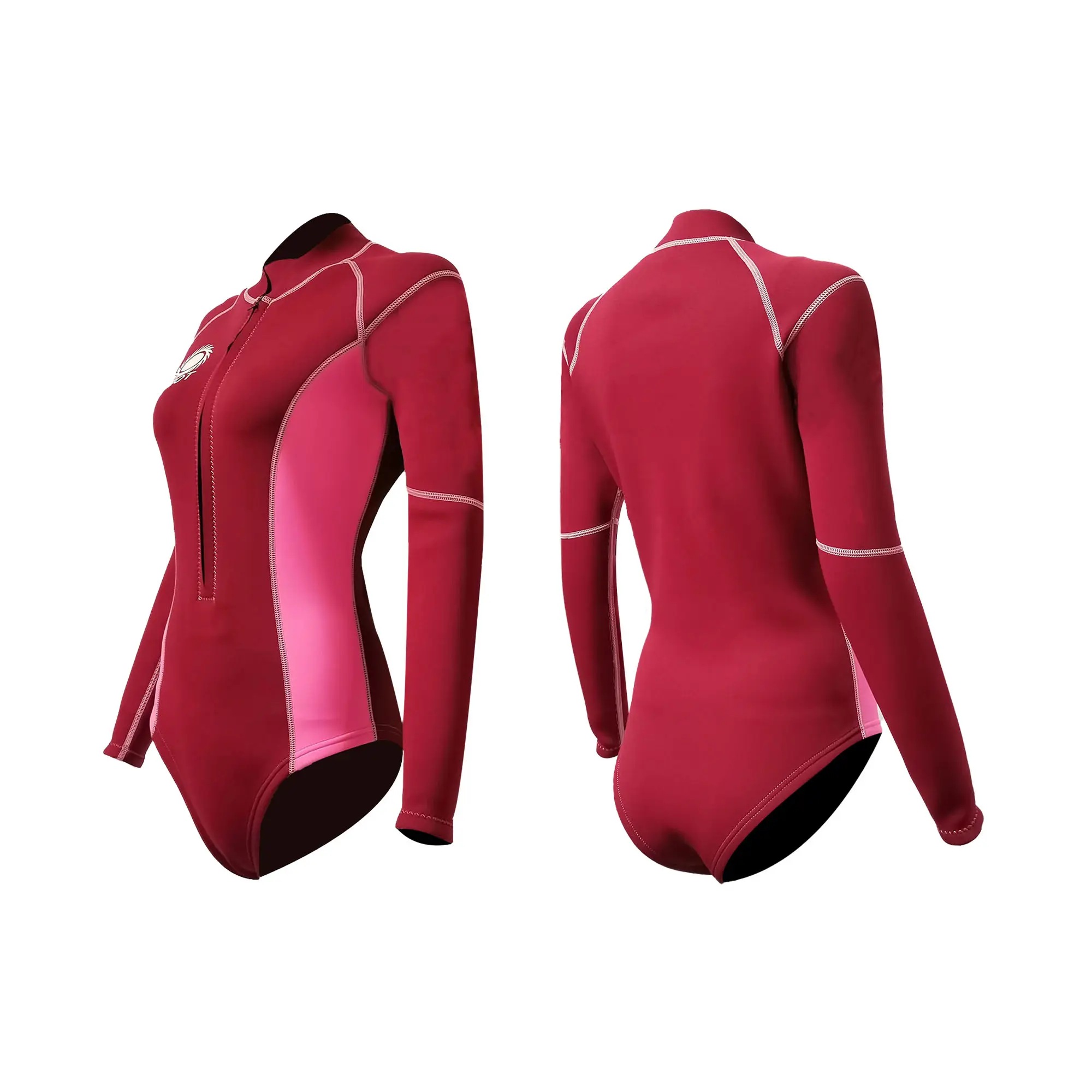 Personalizado Reciclado Womens Shorty Wetsuit Dive 2mm Peito Zipper Mulheres Sexy Verão Biquíni Wetsuit