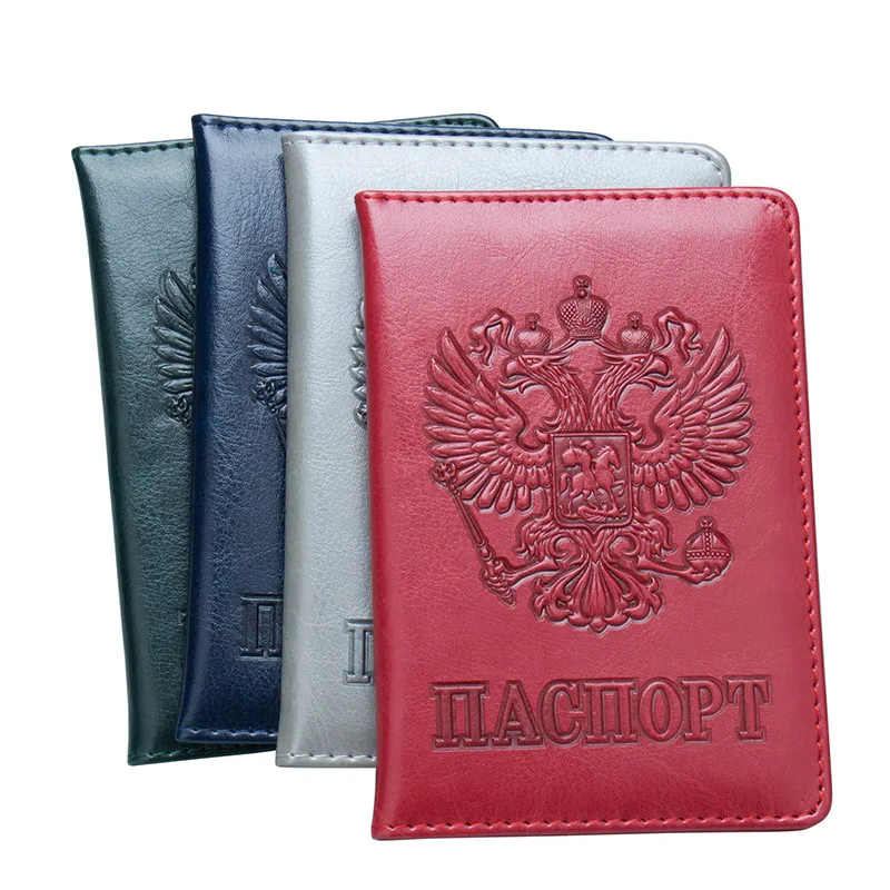 Роскошный чехол для российского паспорта из искусственной кожи