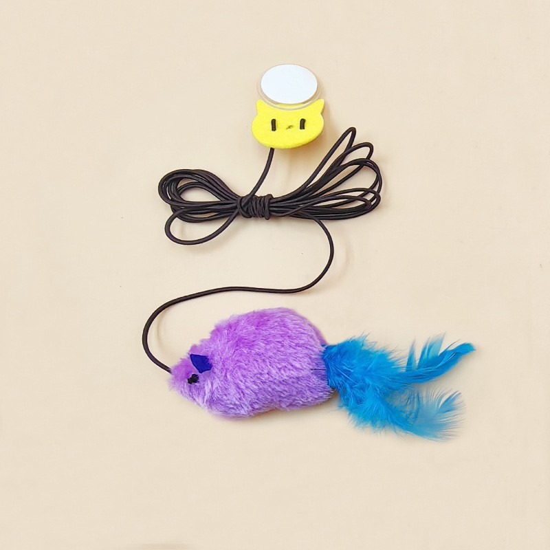 Purple Hanging Talking Mouse