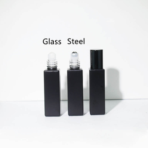 Luxury Transparent Glass Transparent Black Tall Essential Oil Package <strong>10</strong> ml Square Custom 10ml Roll on <strong>Perfume</strong> Oil Bottle Boxes - Product Image 5