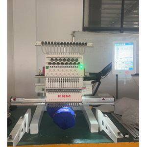 Máquina de bordado Digital de una sola cabeza Máquina de bordado de camisetas de tapa automática Máquina DE COSER plana computarizada - Product Image 1