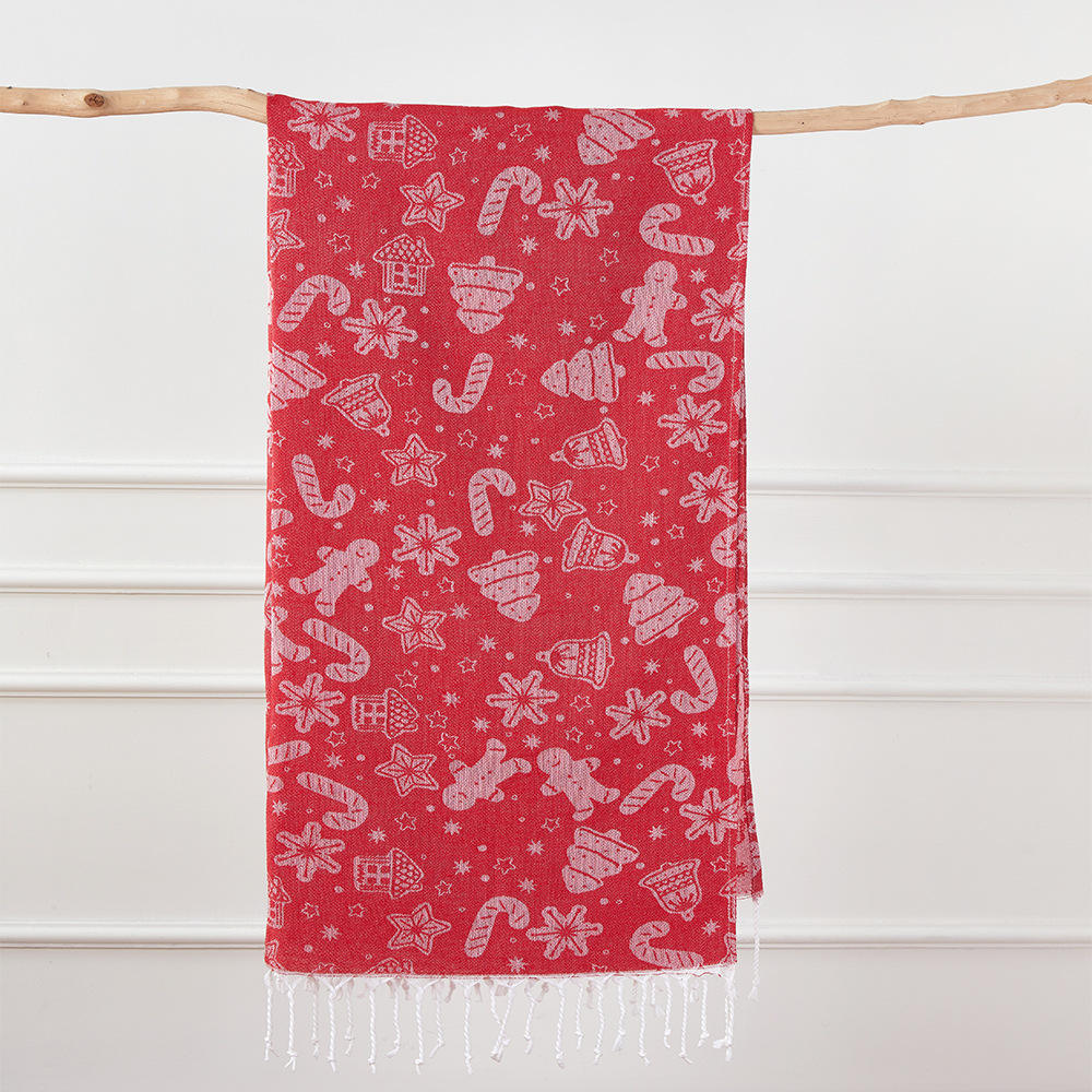 Pain d'épices de Noël flocon de neige-pastèque rouge