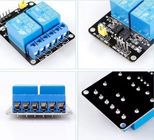 Modulo relè 2 canali DC 5V 12V di alta qualità con optoaccoppiatore a basso livello scheda di espansione Trigger